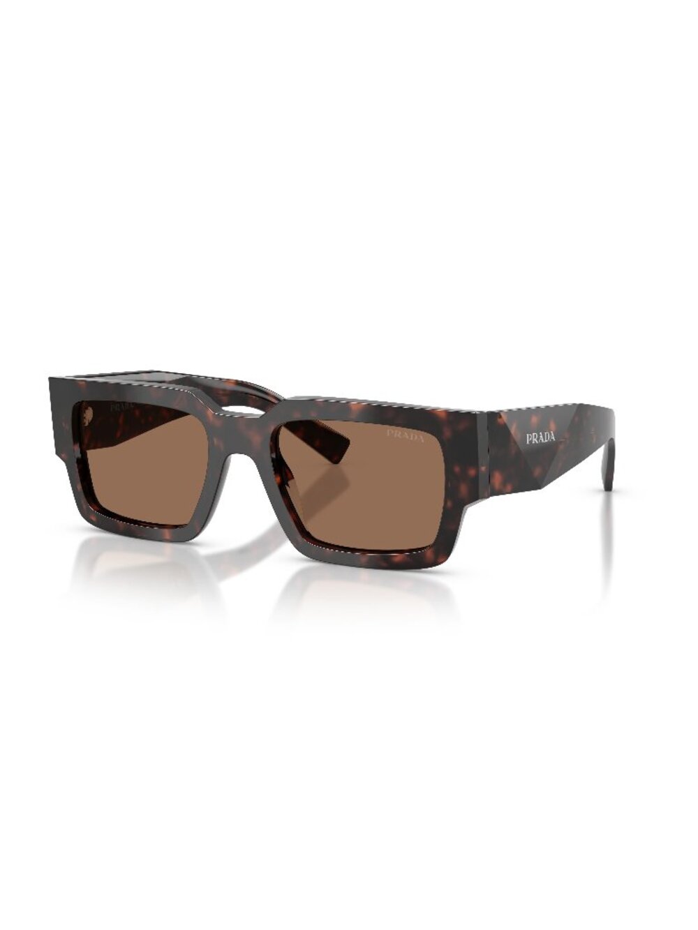 New Prada Men's Sunglasses Multicolor Brown Lens Acetate Frame PR B17S 17N06B 54
